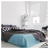 Pebble Gray Light Filtering Shades - 48x48 in.