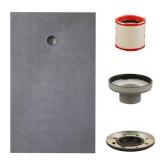 $216 Watershield 36x60 Shower Pan Off-Center Drain