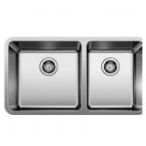 $448 FORMERA Undermount 33in 60/40 Double Sink