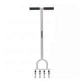 41 in. Manual Lawn Aerator, 4 Prongs