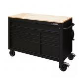 $705 Husky 52"W x 25"D 9-Drawer Mobile Workbench