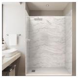 $1799 60x32x84 Alcove Stone Shower Kit - Sierra L