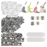 1 in. Button Badge Parts 500 Sets
