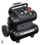 $300 AIR COMPRESSOR: HUSKY H1504ST2, 4, GAS/ELEC