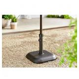 26 lbs. Concrete & Resin Umbrella Base Black
