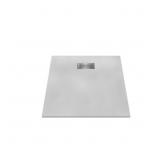 $349 42x42x1.125 in. Stone Shower Pan, White Sand