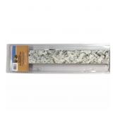 (X2) Laminate End Splash, White Ice Granite Edge