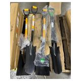 1 Lot of (2) Ashman Shovels, (2) Drain Spade s w/