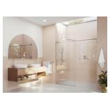 $814 68-72 in. x 78 in. Frameless Sliding Door