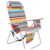 $137 Deluxe Tall 17" Beach Chair, 300 lb Cap