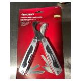 4 Lots of Assorted Husky Tools: Plumber Multi-Tool