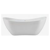 $329 71" Streamline NB5140GLD Soaking Tub, Gold