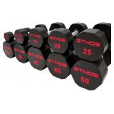 ETHOS Rubber Hex Dumbbell