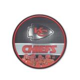 KANSAS CITY CHIEFS LED TEAM HUDDLE SIGN - RED