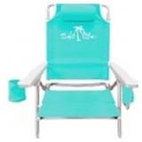 Salt Life Sandbar Beach Chair, Folding 200lb