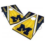 $135 Michigan Wolverines LED Cornhole Board