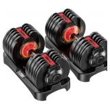 $260 Adjustable Dumbbells Set of 1, 52.5 lbs pair
