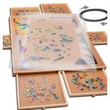 Puzzle Locker 1500 Pc Board w/ Drawers 27"x35"