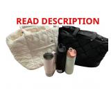 1 Lot of (5): (2) CALIA Bags & (3) Cups