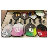 1 Lot of (11) Assorted Monarch Pickleball Paddles