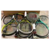 1 Lot of (20) Assorted Tennis Racquets