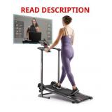 $228 Sunny Health & Fitness Smart Manual Treadmill