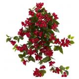 28 in. Bougainvillea Hanging Bush, 2-Piece