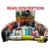 1 Lot of (45) Assorted Cups/Sports Bottles