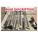 1 Lot of (18) Assorted Golf Clubs