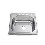 $129 Glacier Bay 25 in. Single Bowl Stainless Sink