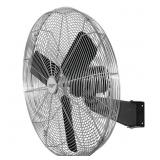 $184 30 in. Black High-Velocity Wall Fan