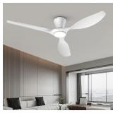 $150 TALOYA 52 Inch Ceiling Fan w/ Lights Remote