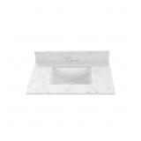 $279 31x22 Quartz White Vanity Top Snow Orchid