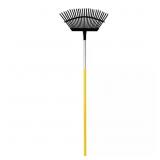 48 in. Aluminum Handle 25-Tine Lawn Rake