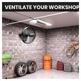 $146 24 in. High Velocity 3-Speed Wall Fan