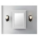 Fremont 24"x30" Wood Frame Vanity Mirror White
