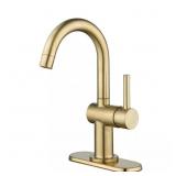 Dorind Single-Handle High-Arc Faucet Gold