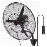 $169 Wall-Mount Misting Fan 24 in. 3-speed