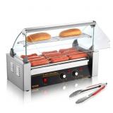 $146 VEVOR Hot Dog Roller 5 Rollers, 12 Capacity