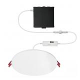 LED 6in Round Canless Recessed Light, White