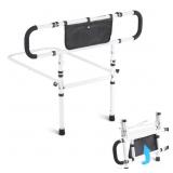 Bed Rail Foldable, 450lbs, 4-Level Handle