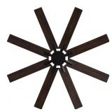 $160 65 in. Indoor/Outdoor Black 8 Blade Fan