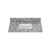 $289 37x22 Granite White Single Sink Vanity Top