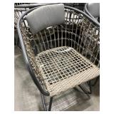$194 Pellebant Outdoor Wicker Dining Chairs PE