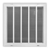 Everbilt 20x20" Steel Air Filter Grille White