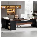 $360 Capen 78.7 in. L Shaped Executive Desk **NOT