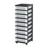 14.25 L x 12.05 W x 37.75 H 9-Drawer Cart
