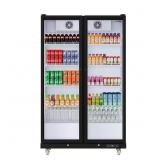 $1999 47in 2-Door Merchandiser Fridge, 35 cu. ft.