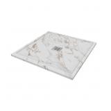 $369 36x36 in. Stone Shower Pan, Caramel Sand
