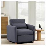 $427 Corwin 36 in. Navy Blue Twin Chair